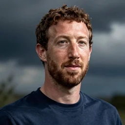 Mark Zuckerberg with a full beard