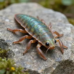 dreamy realistic fairy tardigrade
