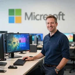 american top manager, ceo of microsoft gaming ( xbox ), a division of microsoft engaged in the development of computer games and video game consoles,, high detailed face, plasma, by ruan jia and artgerm and range murata and wlop and ross tran and william - adolphe bouguereau and beeple, 4 k,
