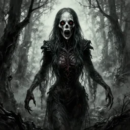 lovecraftian horror by wlop, greg rukowski, horrifying