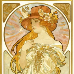 extremely detailed art by alphonse mucha