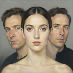 portrait of a woman | symmetrical face | by sam spratt and peter mohrbacher and james jean
