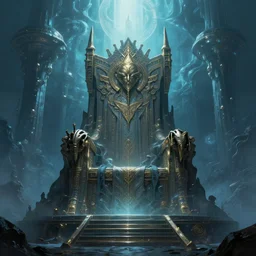 gods of the deep, throne worlds, ascendent plane, art by greg rutkowski and Nekro