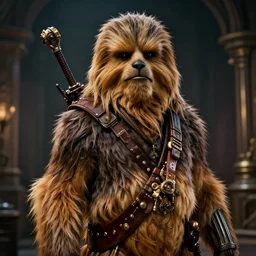 steampunk jabba the hutt cinematic lighting, 8 k, high detail