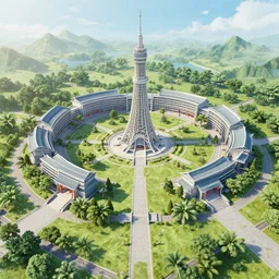 a large 3 - dimensional site