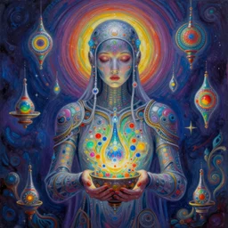 psychonaut dmt visionary painting