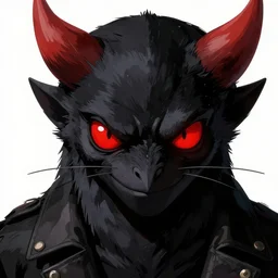 crow devil, red eyes, highly detailed, digital art, sharp focus, trending on art station, kentaro miura manga art style