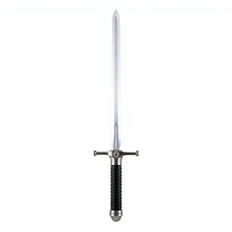wrought iron lightsaber-style energy sword, 8k product photo, isolated on a pure white background, centered, entire object in frame, sharp focus, soft studio lighting