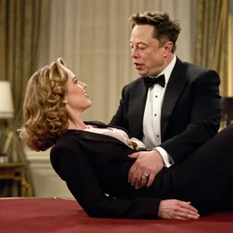film still of elon musk and jeff bezos falling in love in when harry met sally, 4 k
