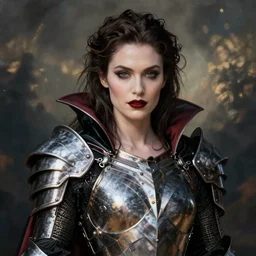 photo of beautiful armored vampire by Lindsay Adler