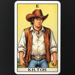 a beautiful tarot! card of a beefy open-shirt ((chinese)) cowboy in front of a steam locomotive, homoerotic, steam, smoke, railroad, art deco!, art nouveau, (steampunk), trending on artstation