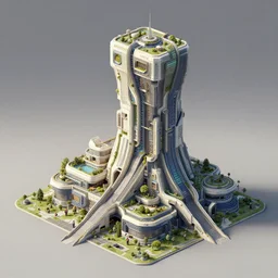 one scifi building game concept, jama jurabaev, tyler edlin, james paick, emmanuel shiru, victor mosquera, modular architecture, artstation, for aaa game, high quality