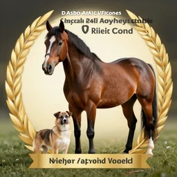 a hybrid of a dog and a horse, 8 k, 4 k, professional photography, award winning photo