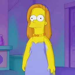 jennifer lawrence as character in the simpsons