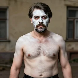 Jozef Stalin in bodypaint