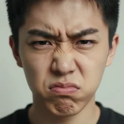 frown dimples
