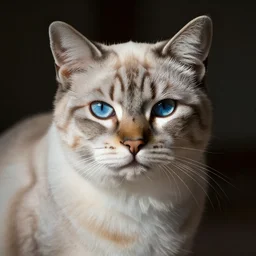 cat with blue eyes,