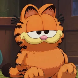 film still of garfield in spirited away ( 2 0 0 1 )