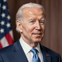 official us presidential portrait of Joe Biden in the fashionable style of JC Leyendecker