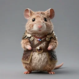 a full body shot of an anthro furry rat wearing a fantasy outfit, highly realistic, furry art, furaffinity, deviantart, symmetrical, highly detailed, award winning, trending