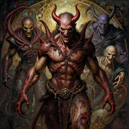 the platonic ideal of i saw the devil of cletus kasady ultimate carnage thanos dementor doctor manhattan chtulu nazgul, detailed, intricate, hyperrealism, intense, scary, decay, dmt, art by brock hofer and artgerm and greg rutkowski and alphonse mucha