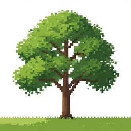 tree pixelated full tree