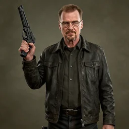 Walter White as fall guys: ultimate knockout skin, ingame shot