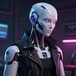 glitch art of a cyberpunk cybernetic youtuber trending on artstation deviantart pinterest photorealistic hd 8 k highlights and shadow detailed high resolution