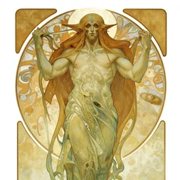 cthulhu by alphonse mucha