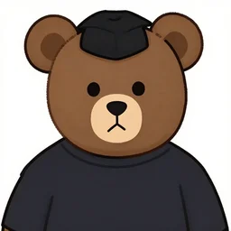 kanye west cartoon bear, dropout bear