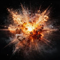 A reverse explosion