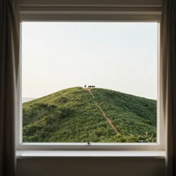 POV of the top of the hill of windows bliss wallpaper hill