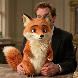 film still of steve buscemi made out of bread in the fantastic mr fox, 4 k