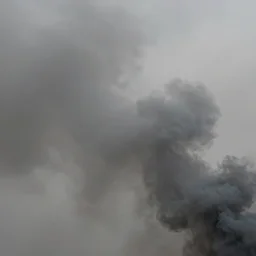 grey smoky backgound, clouds of ash, swirling black cinders - n 4