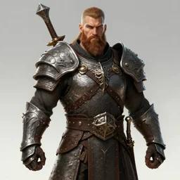 human hero, bearded gigachad in armour, d & d barbarian, nordic warrior, dark souls boss!!, powerful character from warcraft, character portrait, trading card game art, perfectly shaded, extremely detailed, matte, artstation, volumetric lighting, 8 k, game cover art, sharp focus, anatomically correct!!, dark fantasy, by frank frazetta and artgerm