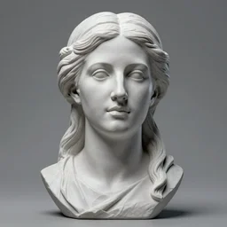 3D resin miniature sculpture by Jean-Baptiste Carpeaux, woman, prefect symmetrical  face, academic art, realistic,  8K, Introduction factory photo, Hyperrealism. Subsurface scattering, raytracing, Octane Render, Zbrush, simple background