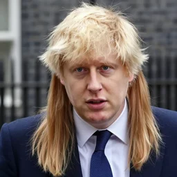 boris johnson as a cute girl