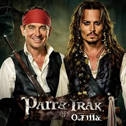mr. bean replacing johnny depp in the lead role in pirates of the caribbean ( 2 0 2 4 ), movie poster