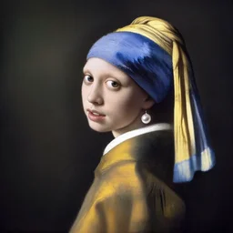 Girl with a Pearl Earring by Rene Magritte