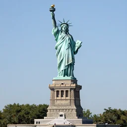 z buffer statue of liberty