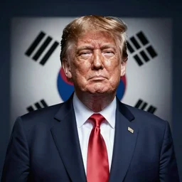 south korean cheabol leader trump