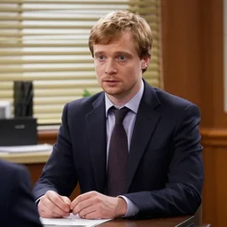 Magnus Carlsen in The Office TV show