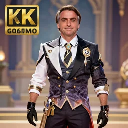 Jair Bolsonaro as a genshin impact character, 4K, award winning
