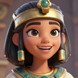 Clothed,worksafe.CGSociety,by WLOP,ilya kuvshinov,krenz cushart,Greg Rutkowski,trending on artstation.Zbrush sculpt,Octane render,Maya,Houdini,VFX.Close-up cartoonish young cute Egyptian Italian Filipino Irish AV idol actress girl face,expressing joy,silky hair,deep eyes.Watercolor painting.Cinematic atmosphere,sharp focus,volumetric lighting.