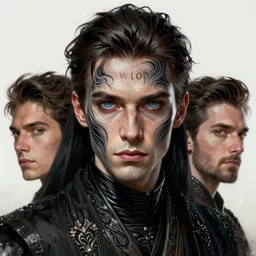 portrait of a male dark Jedi by karol bak, WLOP, James Jean, tom bagshaw, rococo, trending on artstation, glossy eyes, face, fantasy, intricate, elegant, highly detailed, digital painting, concept art, smooth, sharp focus, illustration, cinematic lighting, hyper realism, octane render, 8k, hyper detailed.
