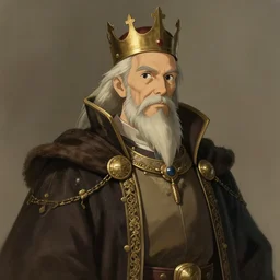 portrait of a medieval old king, elegant, highly detailed, digital painting, artstation, concept art, smooth, sharp focus, illustration, art by studio ghibli and hayao miyazaki, 8 k