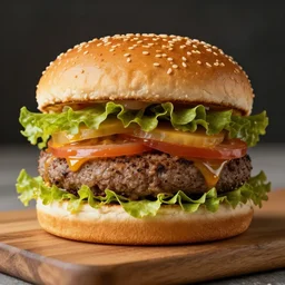 burger, ultra realistic