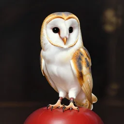 the royal king's barn owl at a ball by greg hildebrant lisa frank fancy rococo baroque regal oil painting high quality award winning clothed in fancy garb