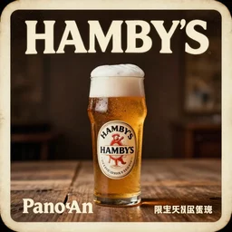 a nostalgic advertisement for hamby's beer
