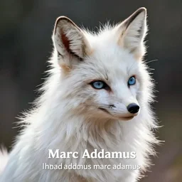 white fox anthropomorphic girl picture taken by marc adamus